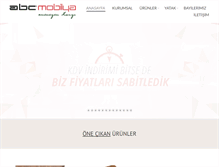 Tablet Screenshot of abcmobilya.com